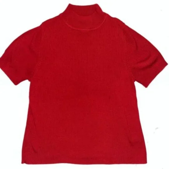 Turtle Neck Croft And Barrow Womens Mock Turtleneck Sweater